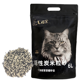 毛祖宗 活性炭米粒豆腐砂